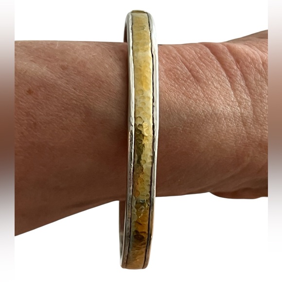 Ara Collection Gold & Silver Bangle - Picture 1 of 5